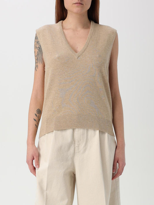 Maison Margiela Waistcoat Woman Brown