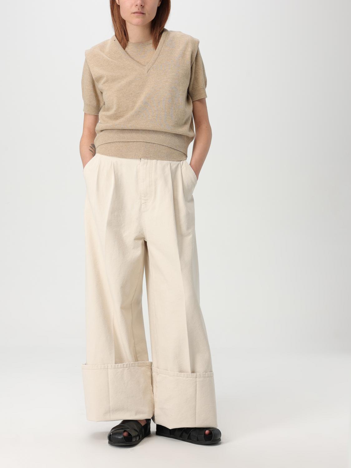 Maison Margiela Waistcoat Woman Brown