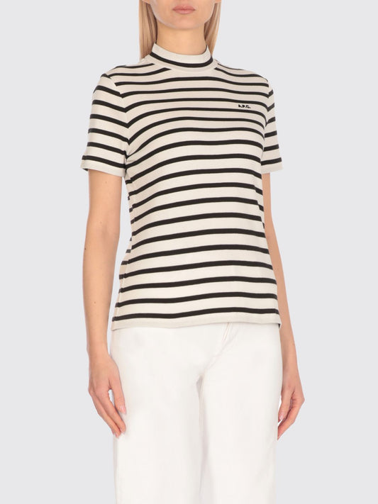 A.P.C. T Shirt Woman Beige