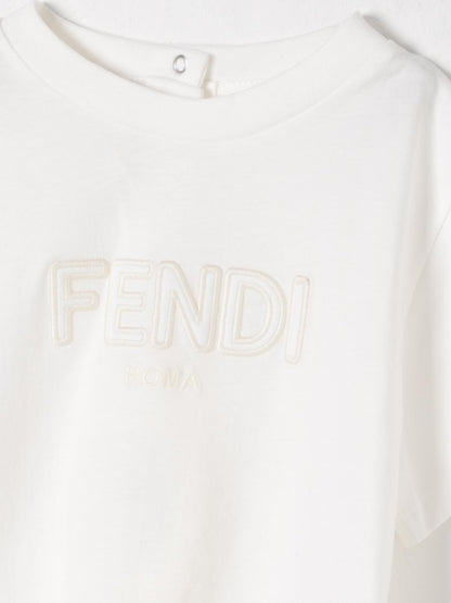 Fendi T Shirt Kids White