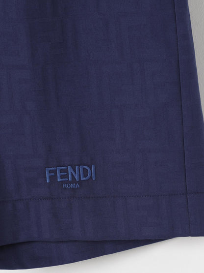 Fendi Shorts Kids Blue