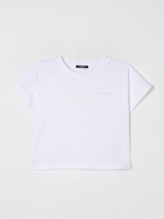Balmain T Shirt Kids White