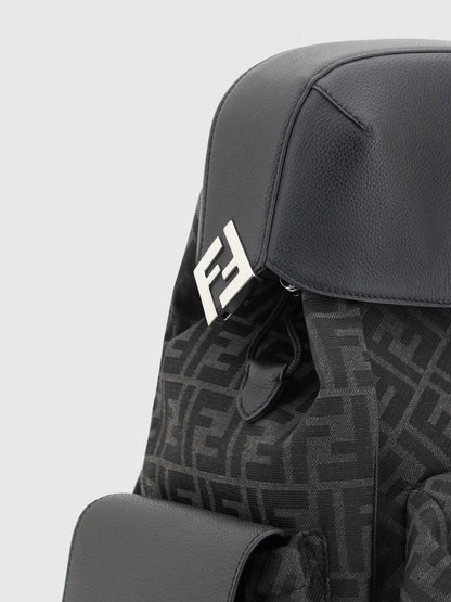 Fendi Backpack Men Black