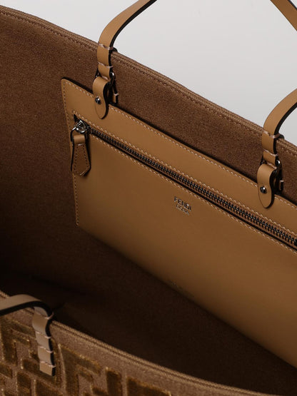 Fendi Tote Bags Woman Beige