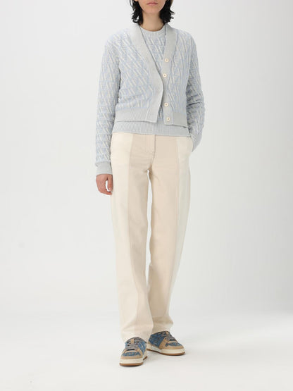 Fendi Cardigan Woman Gnawed Blue