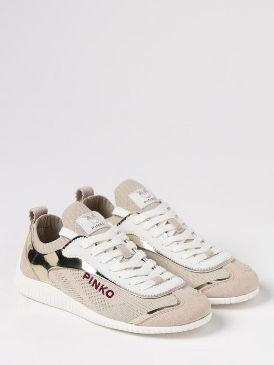 Pinko Sneakers Woman Beige