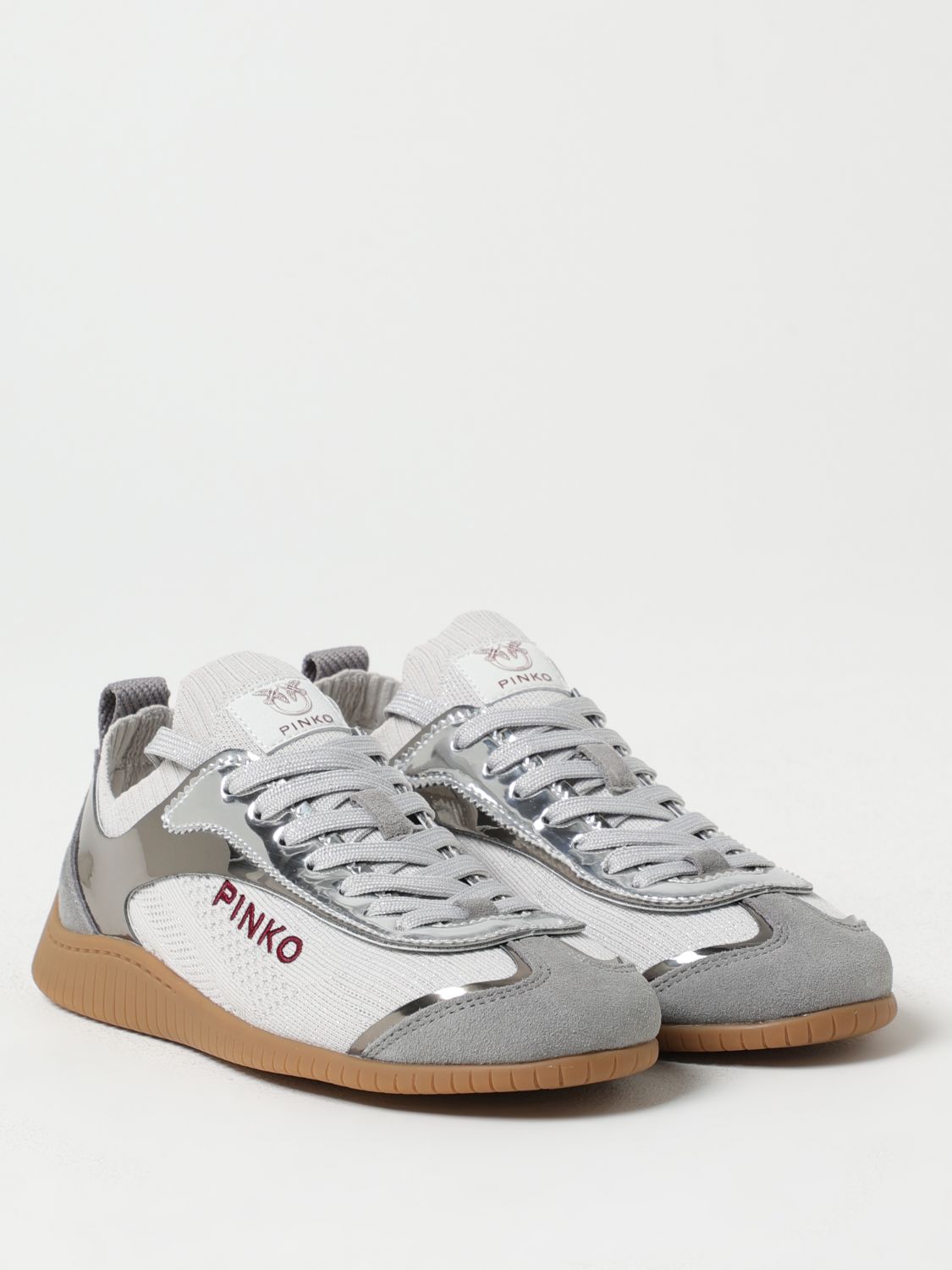 Pinko Sneakers Woman Silver