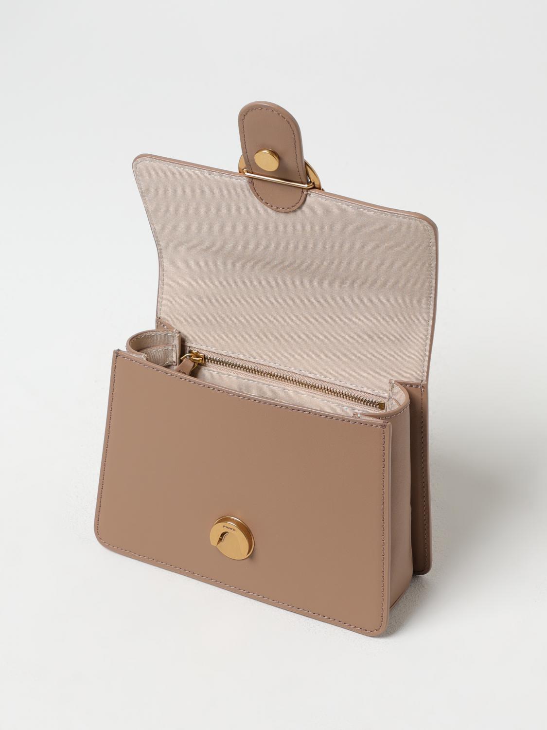Pinko Mini Bag Woman Beige