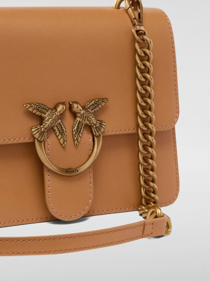 Pinko Mini Bag Woman Beige