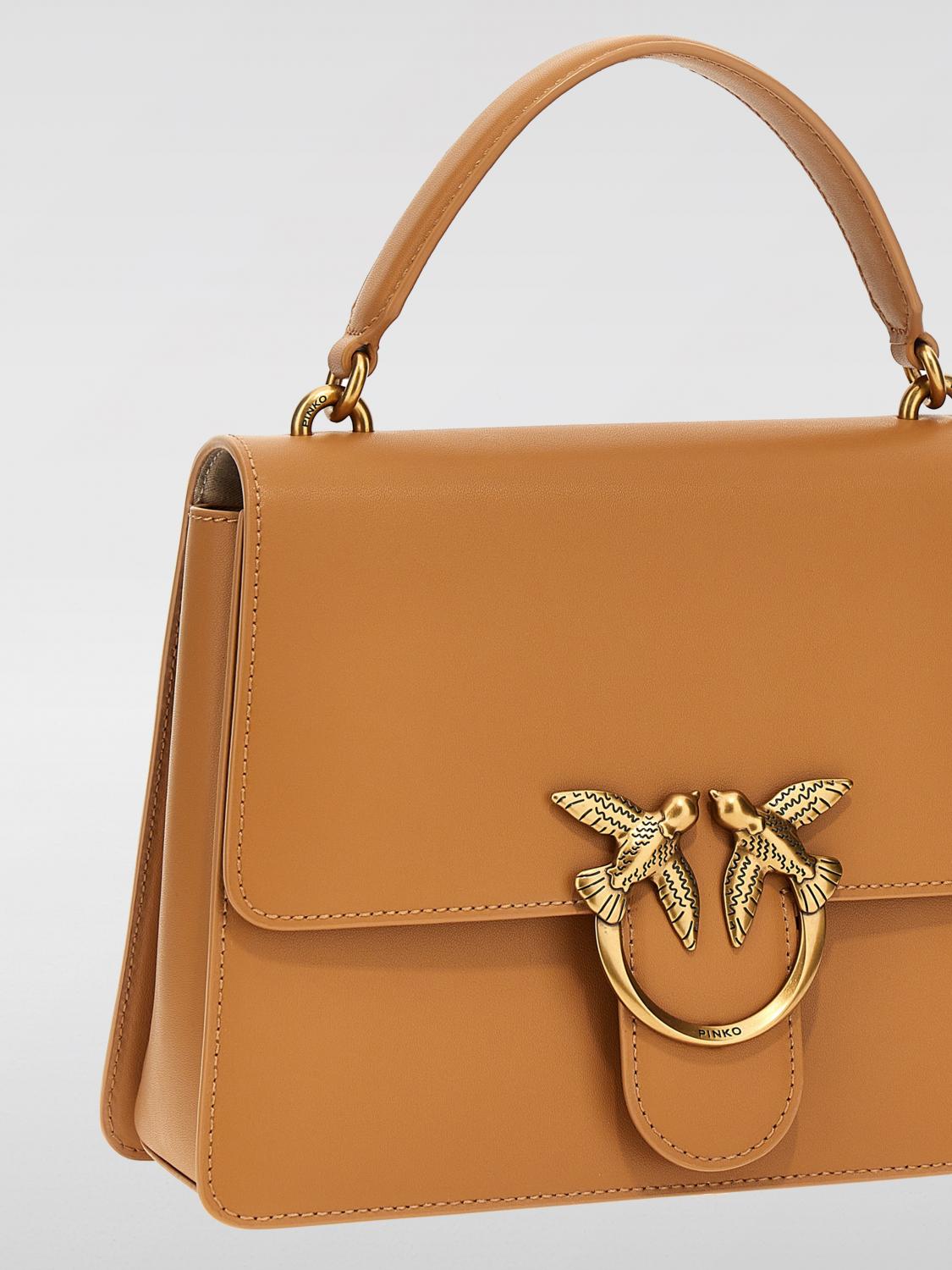 Pinko Handbag Woman Camel
