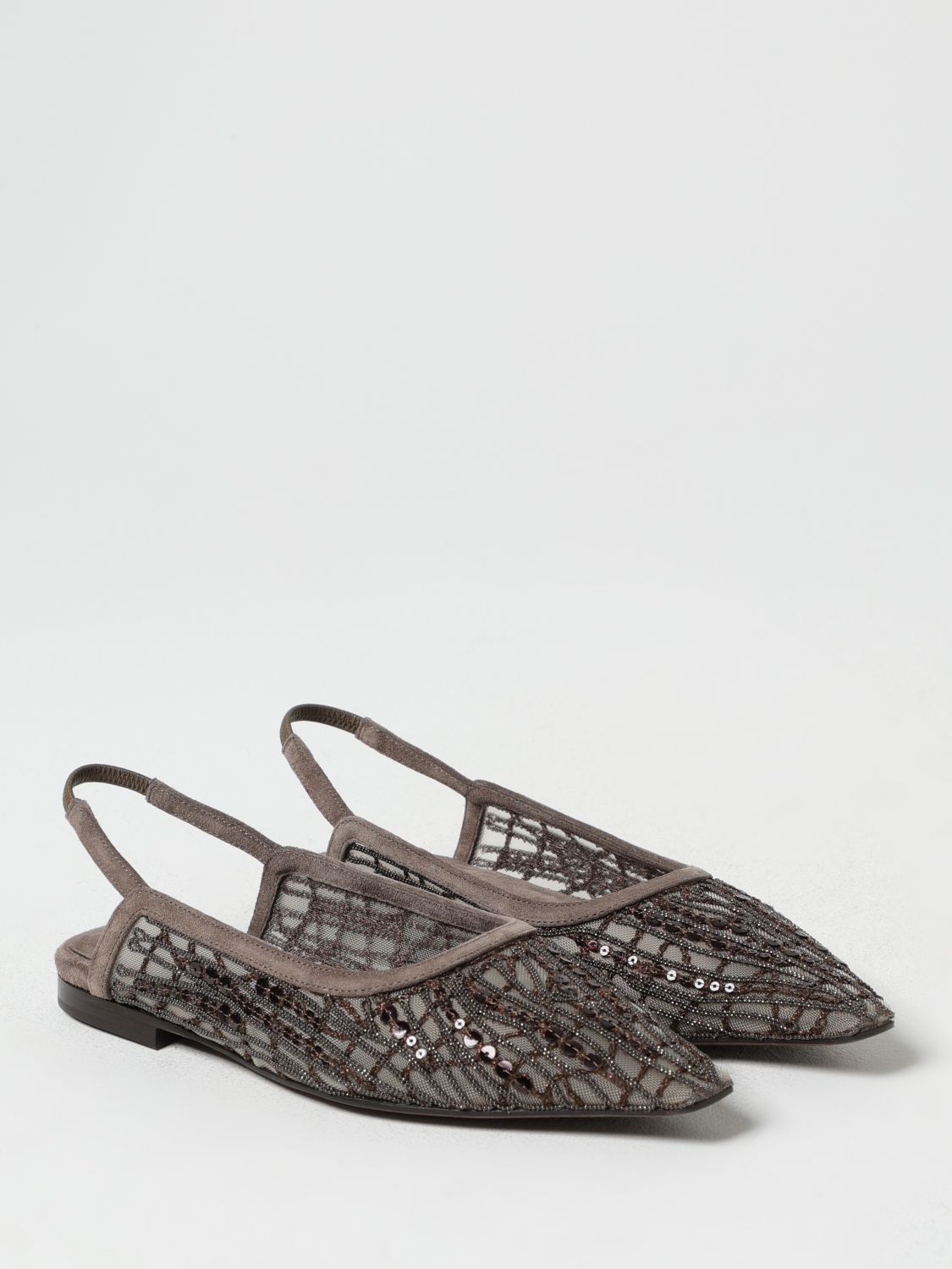 Brunello Cucinelli Ballet Flats Woman Brown – Modishus