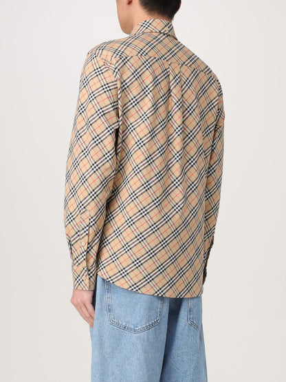 Burberry Shirt Men Sand