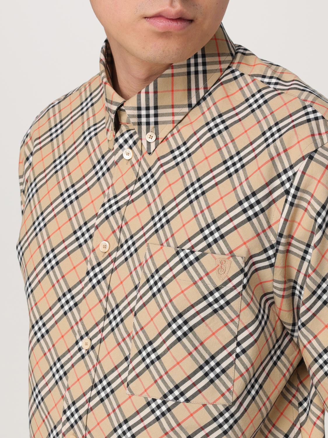Burberry Shirt Men Sand