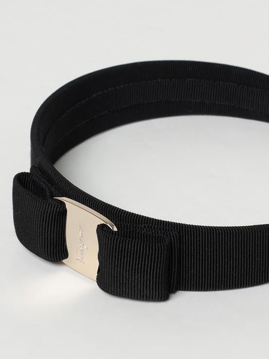 Ferragamo Hairband Woman Black