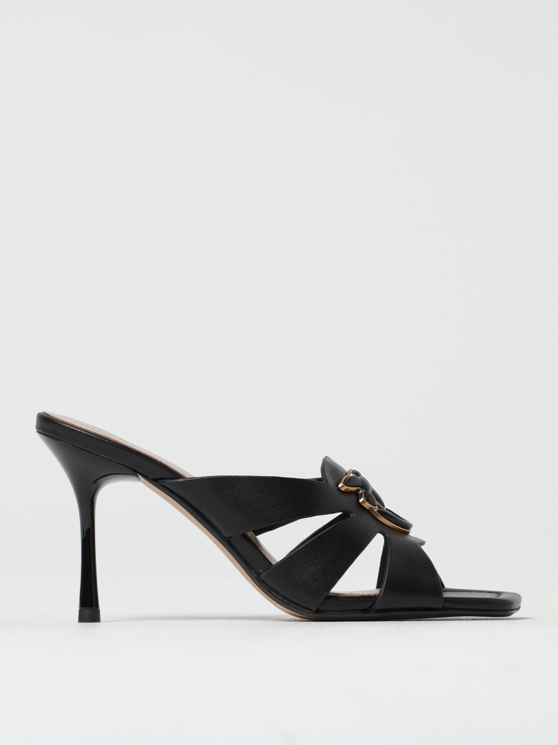 Pinko Heeled Sandals Woman Black