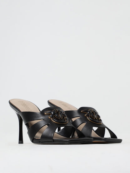 Pinko Heeled Sandals Woman Black