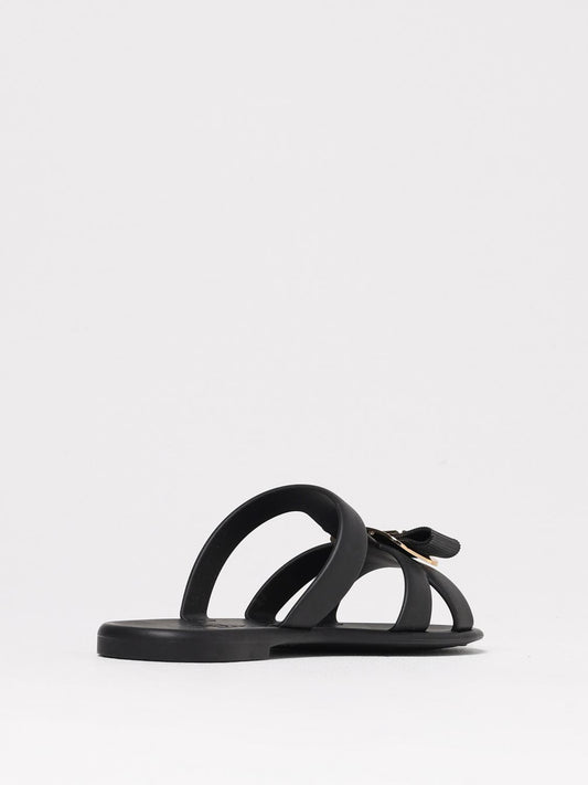 Ferragamo Flat Sandals Woman Black