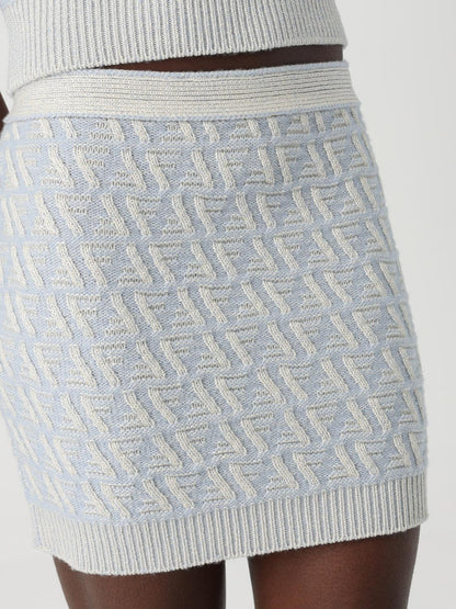 Fendi Skirt Woman Blue