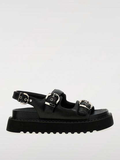 Pinko Flat Sandals Woman Black