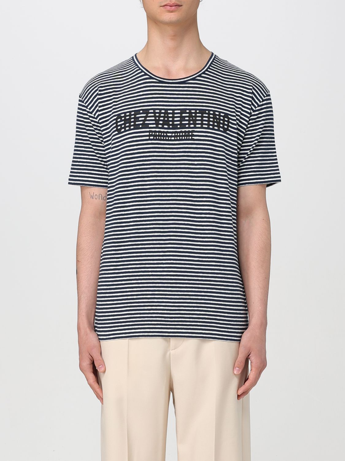 Valentino T Shirt Men Butter