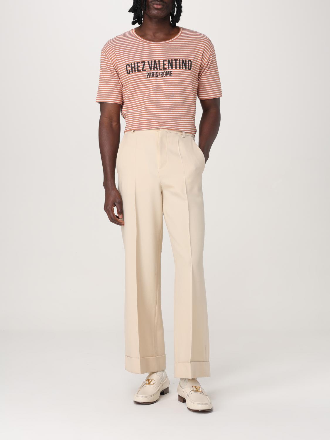 Valentino T Shirt Men Butter