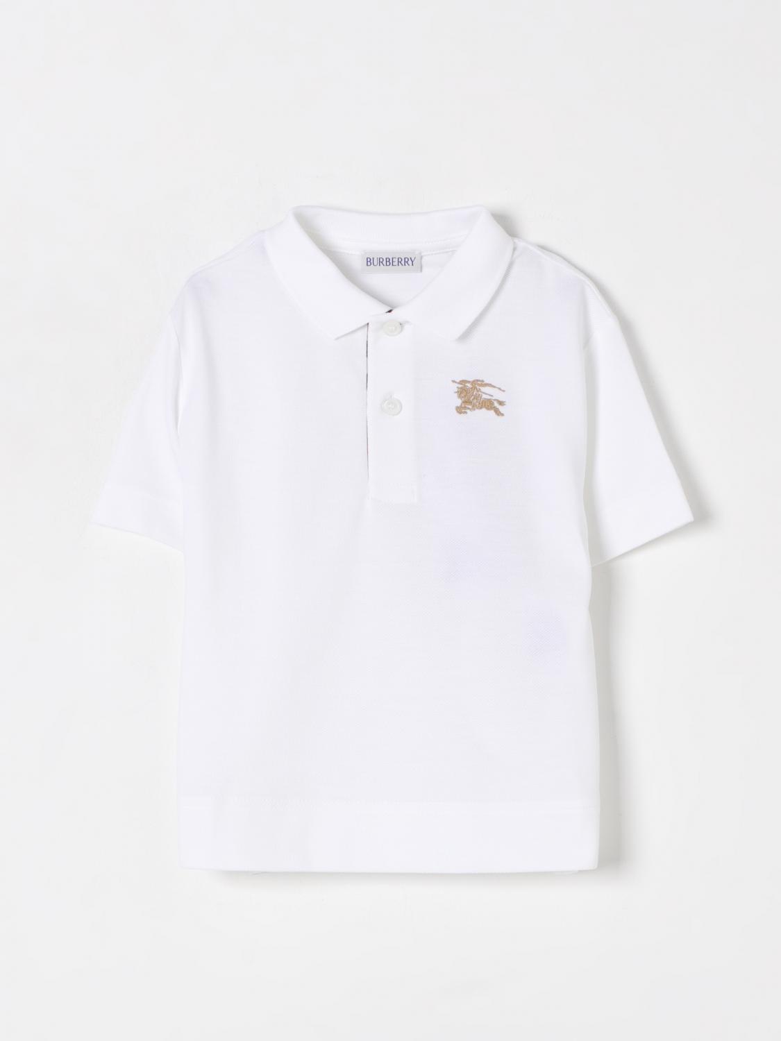Burberry Polo Shirt Kids White