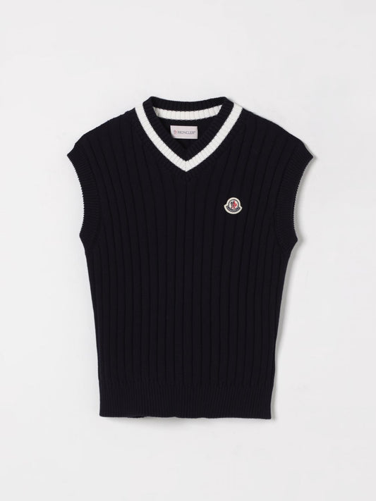 Moncler Waistcoat Kids Blue