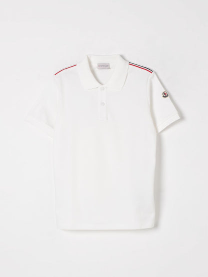 Moncler Polo Shirt Kids White