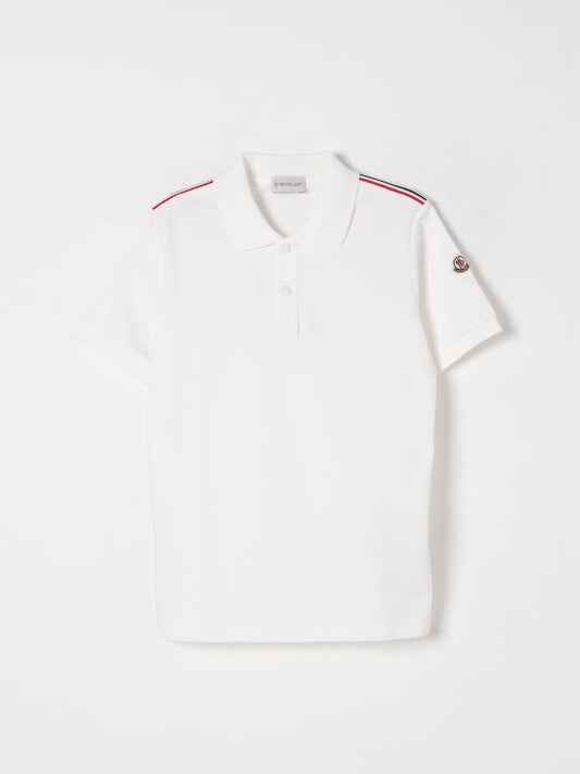 Moncler Polo Shirt Kids White
