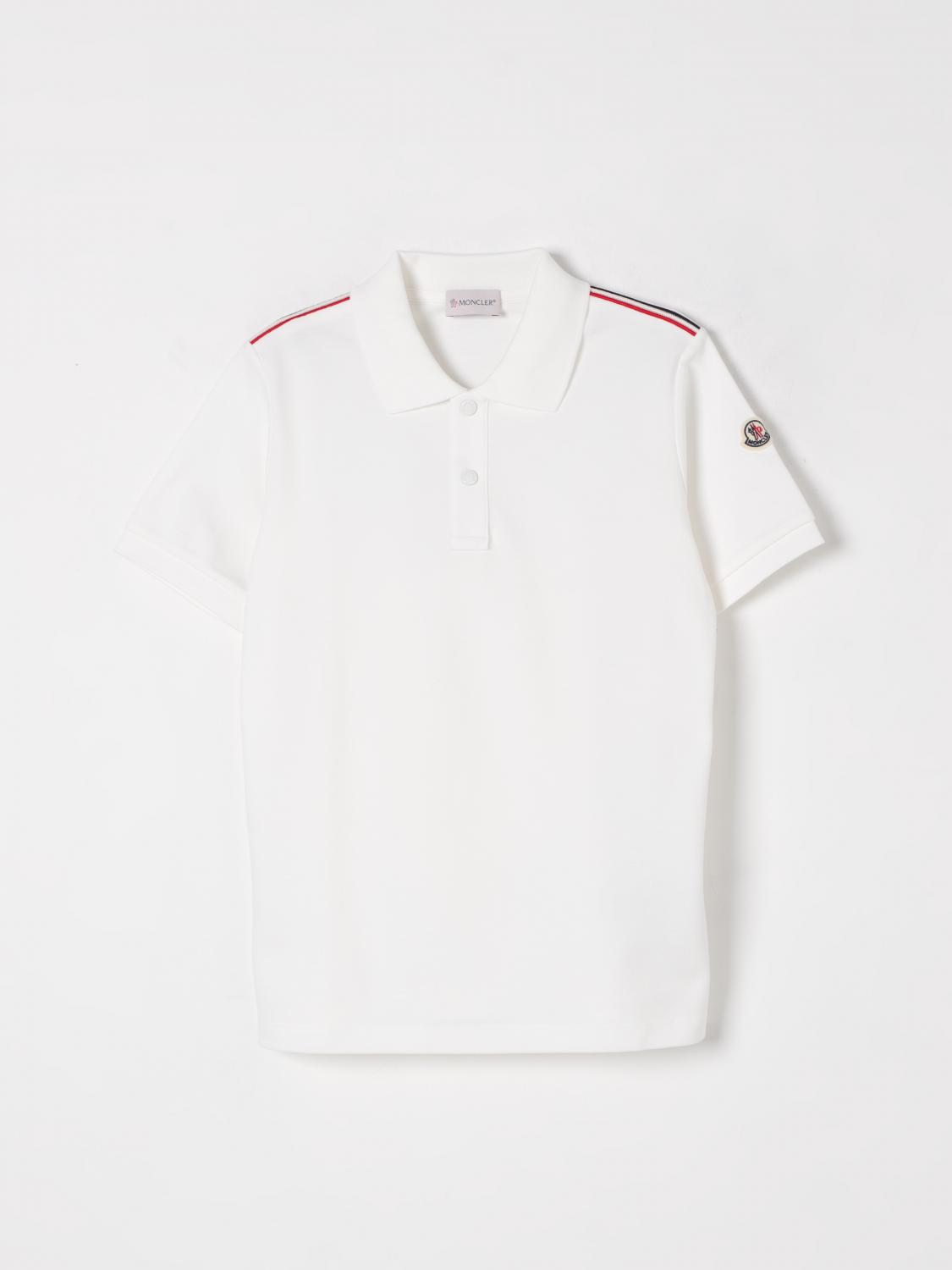 Moncler Polo Shirt Kids White