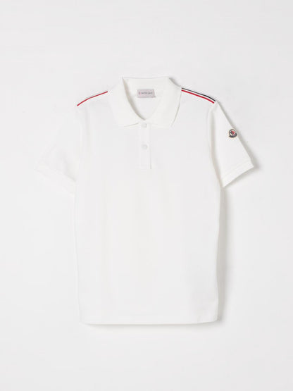 Moncler Polo Shirt Kids White