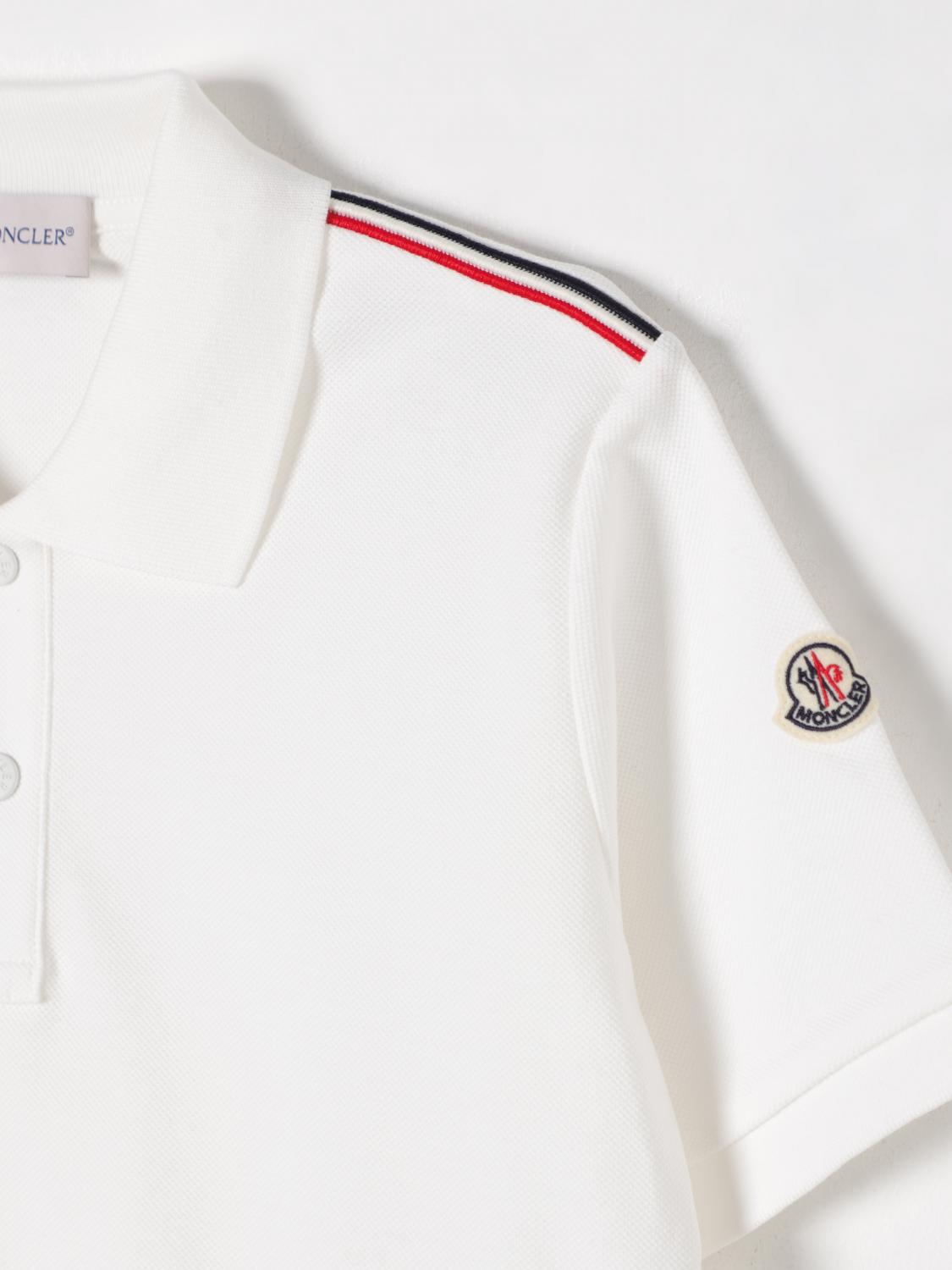 Moncler Polo Shirt Kids White