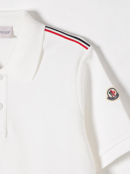 Moncler Polo Shirt Kids White