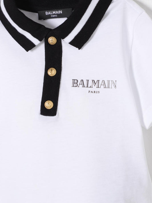 Balmain T Shirt Kids White