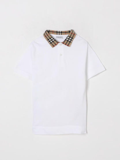 Burberry Polo Shirt Kids White