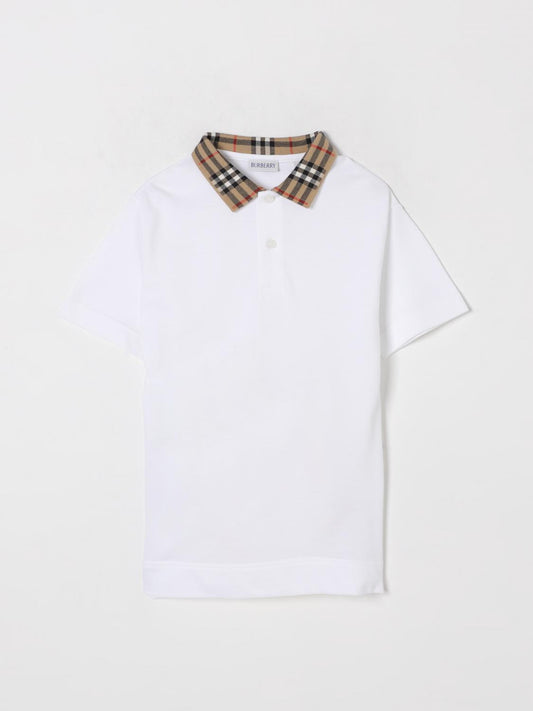 Burberry Polo Shirt Kids White