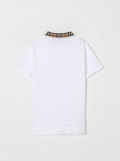 Burberry Polo Shirt Kids White