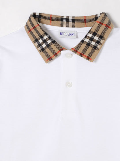 Burberry Polo Shirt Kids White