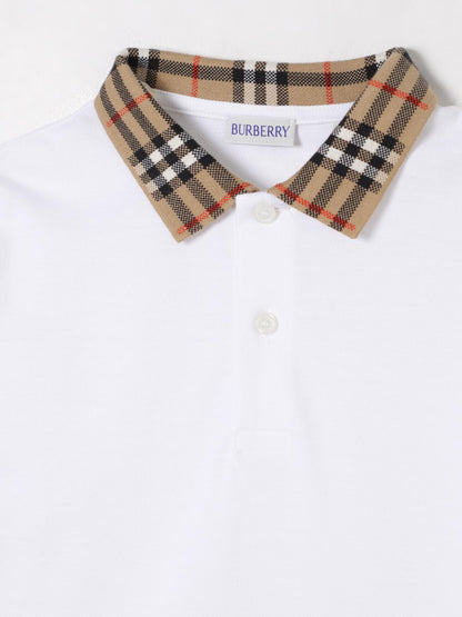Burberry Polo Shirt Kids White