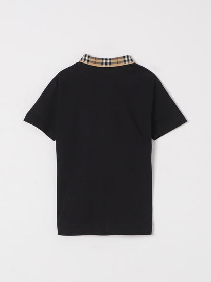 Burberry Polo Shirt Kids Black