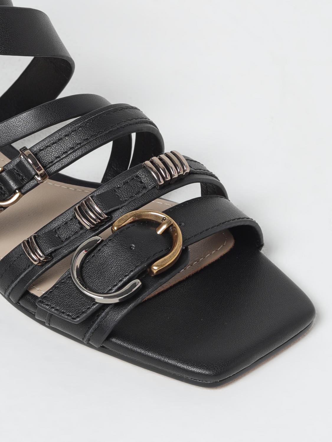 Pinko Flat Sandals Woman Black