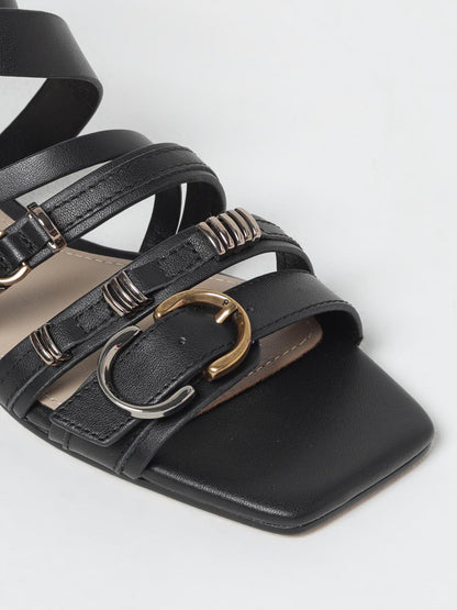 Pinko Flat Sandals Woman Black