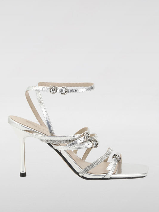 Pinko Heeled Sandals Woman Silver