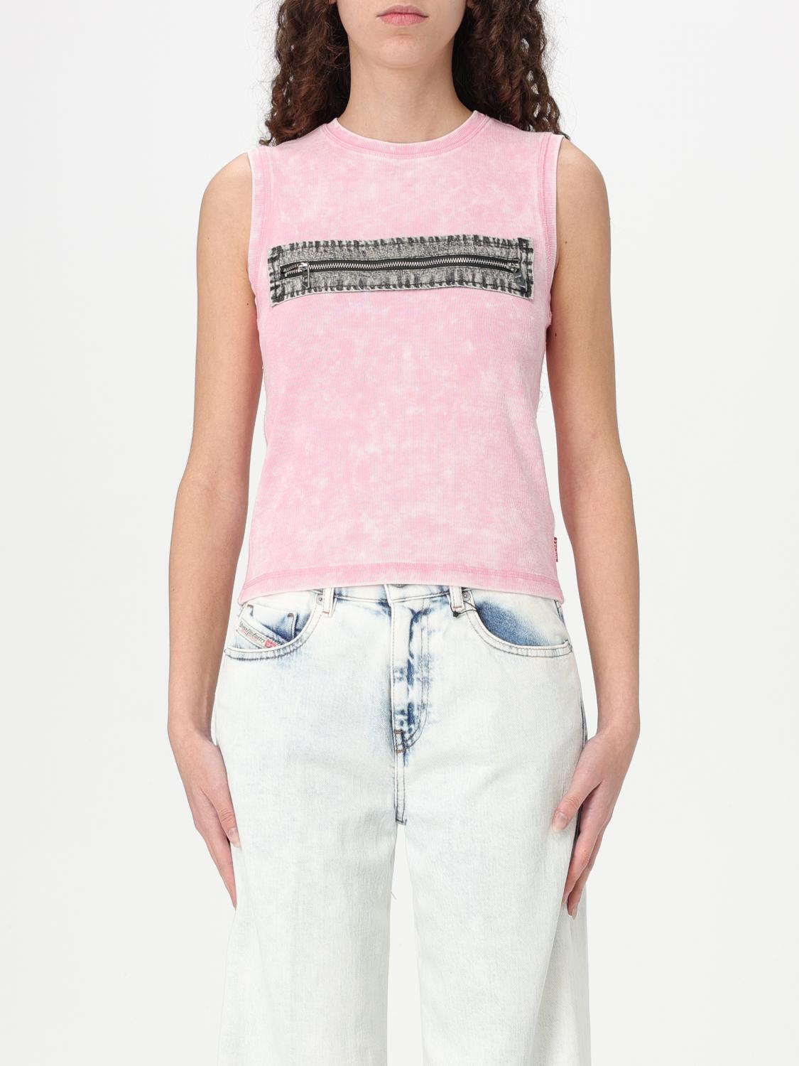 Diesel T Shirt Woman Pink
