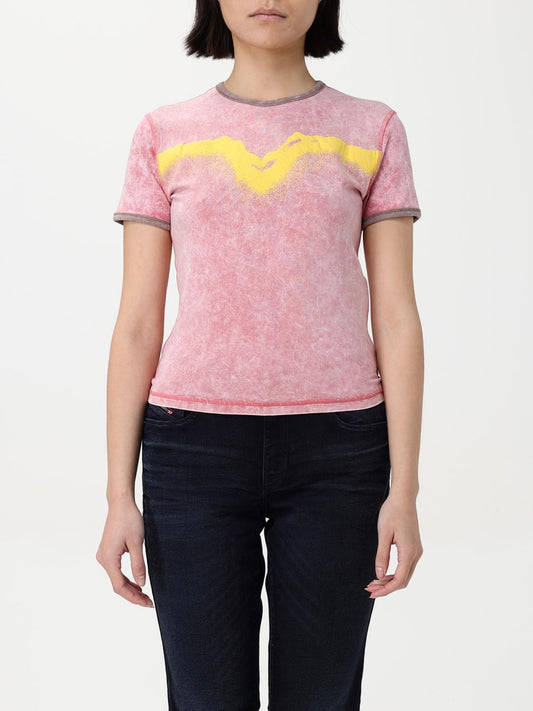 Diesel T Shirt Woman Pink