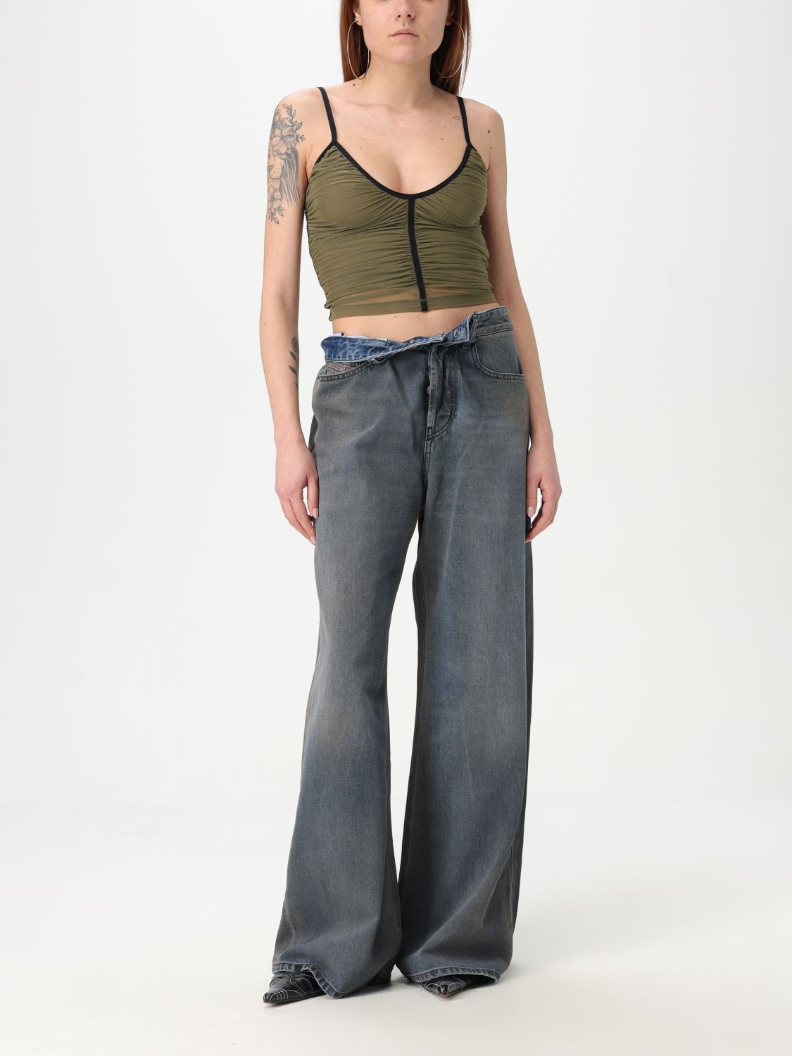 Diesel Top Woman Green