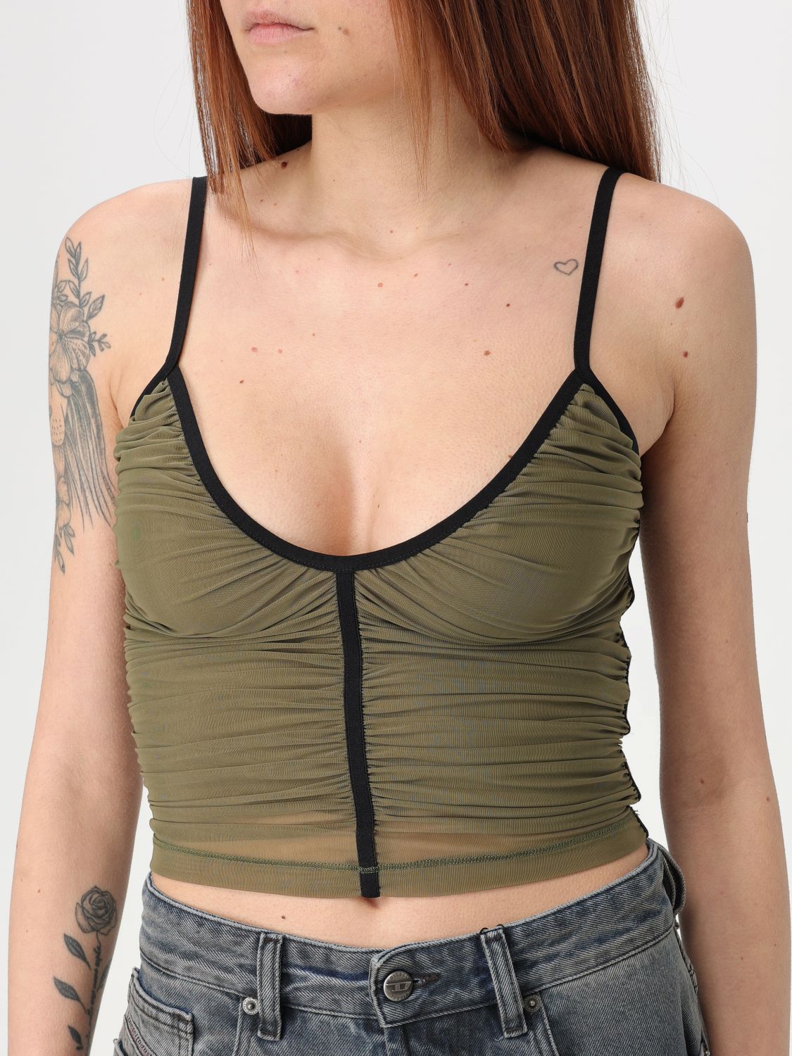Diesel Top Woman Green
