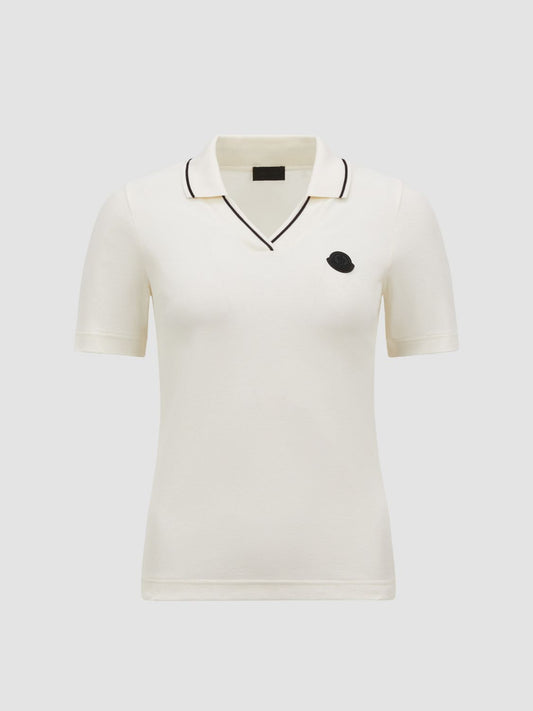 Moncler Polo Shirt Woman White