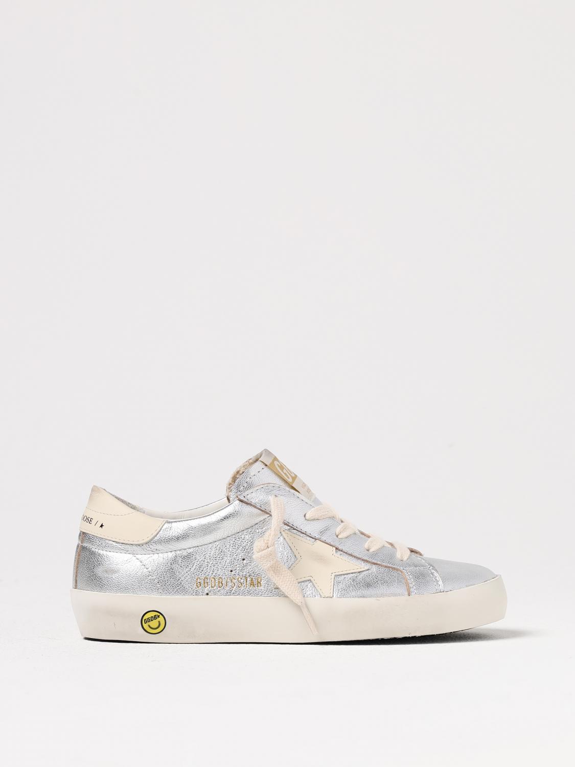 Golden Goose Sneakers Kids Silver