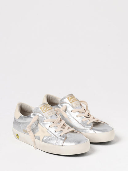Golden Goose Sneakers Kids Silver